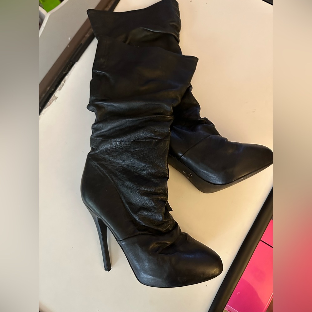 Aldo high heel platform boots